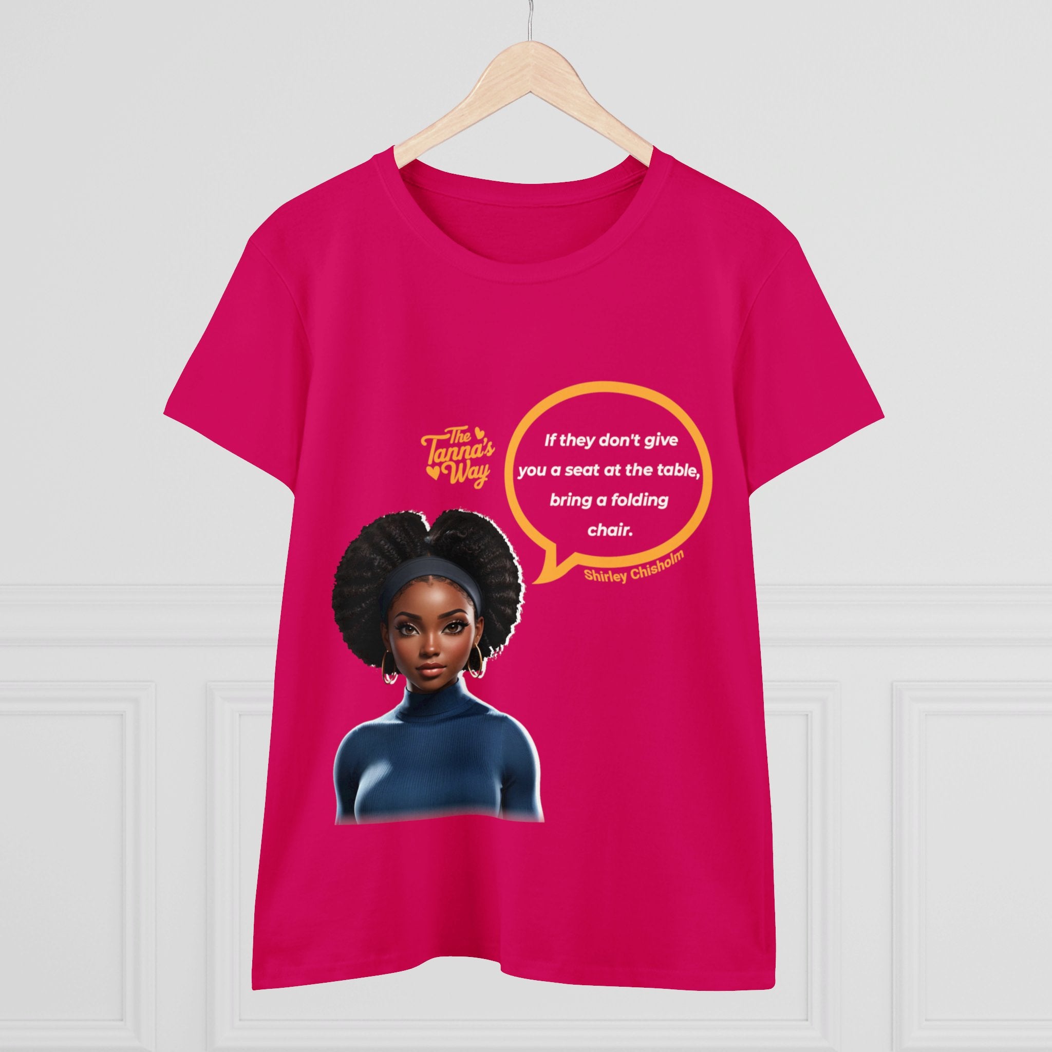 Shirley Chisholm 2 | Women's Midweight Cotton Tee